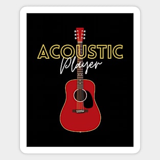 Acoustic Player Red Magnet